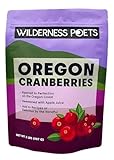 Wilderness Poets, Oregon Cranberries (Sweetened with Apples) - Dried Cranberries Infused with Unsweetened Apple Juice - 2 Pound (32 Ounce)