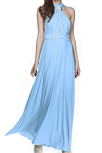 Women's Transformer Convertible Multi Way Wrap Long Prom Maxi Dress V-Neck Hight Low Wedding...