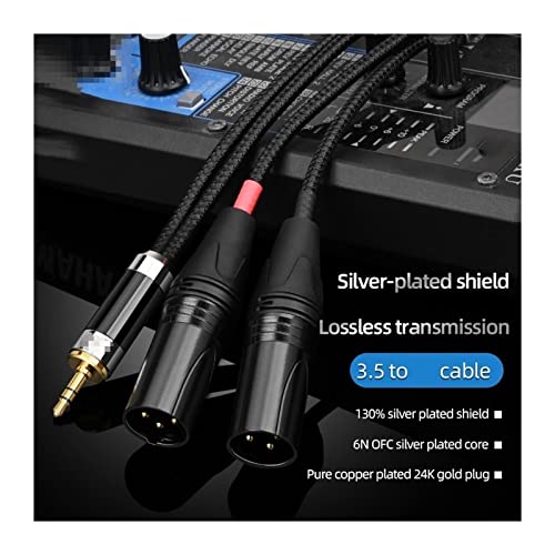 Cable HiFi de 3,5 mm de 3.5 metros para eliminar las interferencias de audio 3