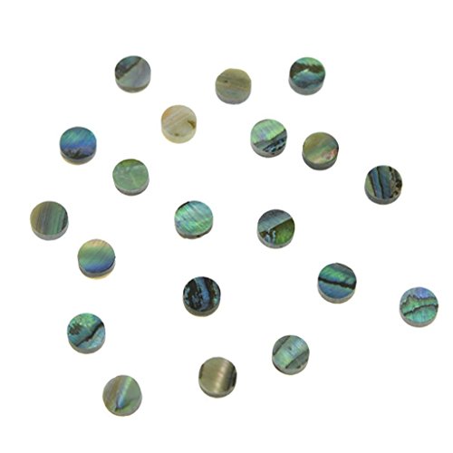 Dopro 20Pcs 5X2Mm Natural Paua Abalone Shell Inlay Fingerboard Fretboard Dots For Guitar Bass Ukulele Banjo #TOP1