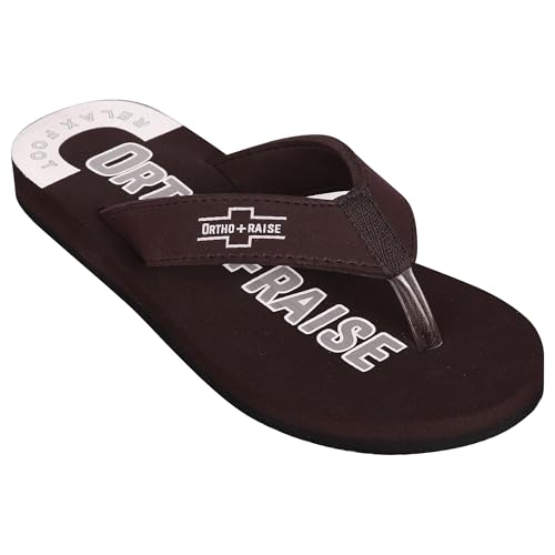 Image of Extra Soft Orthopaedic Comfort Slippers for Men | Anti-Skid, Arch Support, Doctor Recommended Flip Flops | Relax Footwear for Heel & Ankle Pain Relief