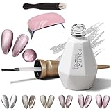 【Natural and Easy Application】: Crafted from natural resins, glitter crystal gel polish offers a high color saturation and perfect shine that lasts. The smooth application leaves no brush marks, ensuring a flawless manicure. This makes it suitable for both professionals and beginners alike, making nail art creation a breeze