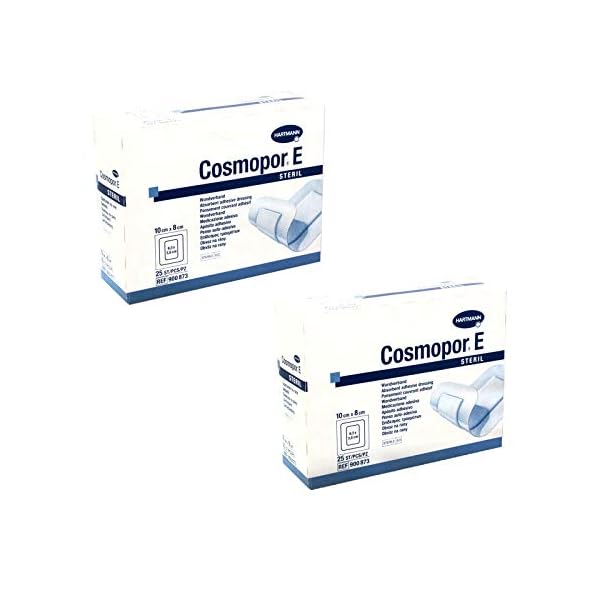 Hartmann Cosmopor E Wundpflaster steril 2 x 25 Stück 10 x 8 cm