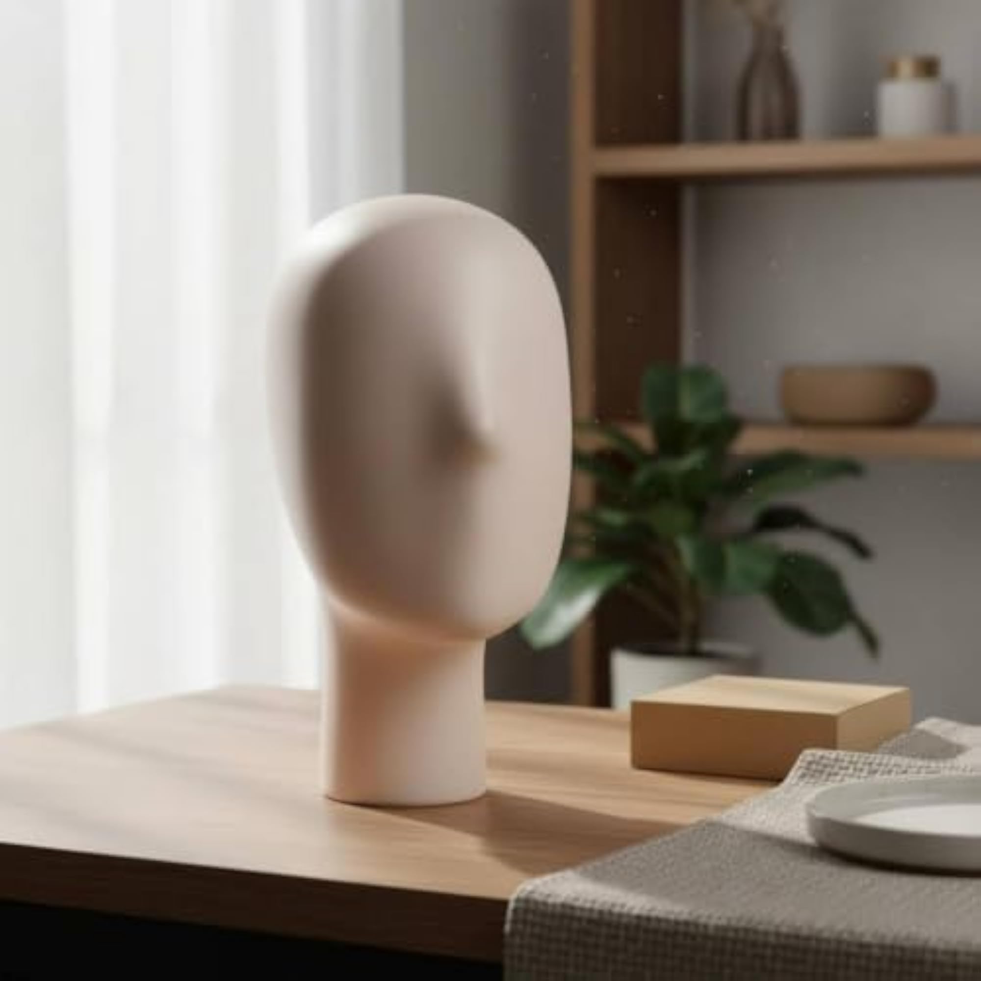 Lightweight Desktop Mannequin Head Stand
