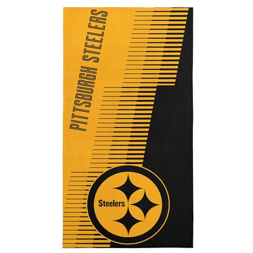 Northwest Pittsburgh Steelers NFL Progression Jacquard Beach Towel 36 x 72 Inches