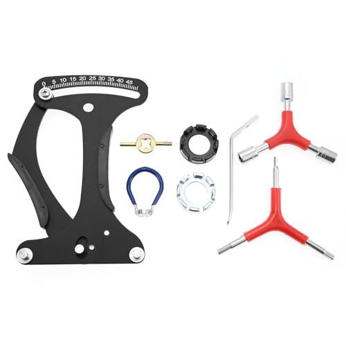 HZ-MONSTAR Bicycle Spoke Tension Meter Wrench Repair Tool Set