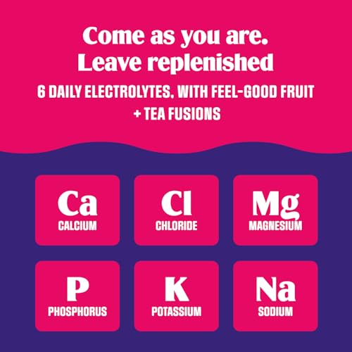 Image of Ultima Replenisher Electrolyte Powder & Instant Tea Drink Mix - TeaFresher Variety, 16 Stickpacks - Sugar Free Electrolytes Hydration Packets with Fruit & Tea Fusions - Plant Based & Keto Friendly​