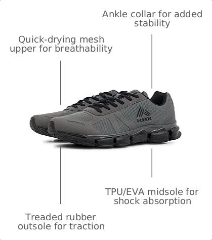 Image of RBX Active Men's Airy Mesh Athletic Sneaker, Lightweight Running Training Shoe