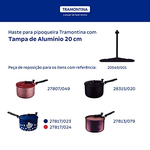 Tramontina HASTE PARA PIPOQUEIRA 20CM, Modelo: 20549001, Cor: Cinza