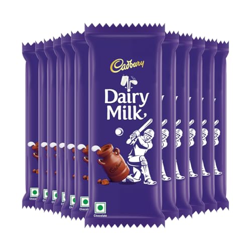 Image of Cadbury Dairy Milk Maha Cricket Pack Chocolate Bar, 46 g (Pack of 12)