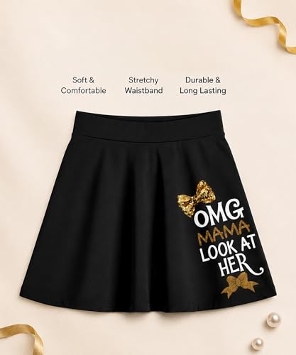 Image of KYDA KIDS Girls 100% Pure Cotton Skater Skirt with Attached Inner Shorts | Ideal for Summer Sports, Play & Casual Wear | Comfortable Fit for Girls Aged 2-16 Years