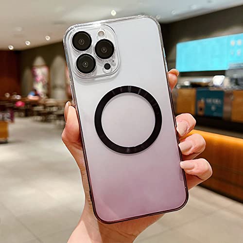 Coque magnétique antichoc et transparente avec film de protection d'objectif photo