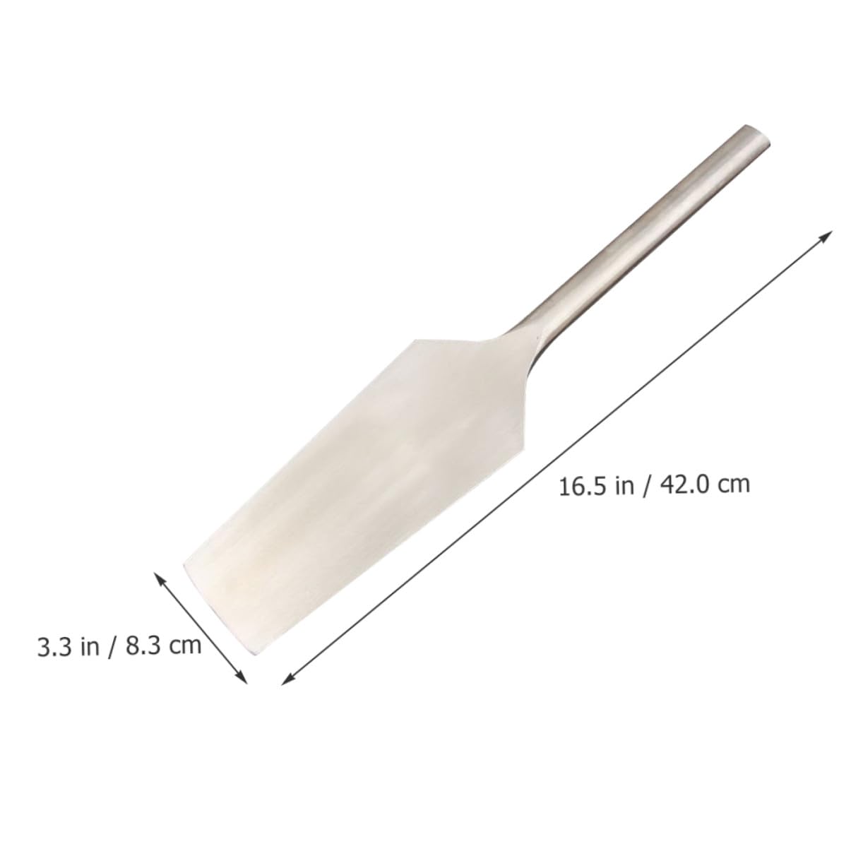 Cazzuola per Mattoni in Acciaio Inox, Impugnatura Ergonomica