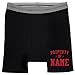 Custom Property Of Gifts For Him:Hanes Black Boxer Brief Underwear