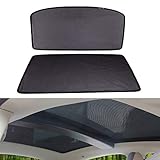 OMOTOR Sunshade Sunroof fit for Tesla Model S 2012-2018 Version (2 Pieces)