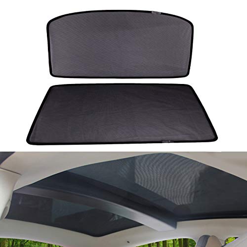 OMOTOR Sunshade Sunroof fit for Tesla Model S 2012-2018 Version (2 Pieces)