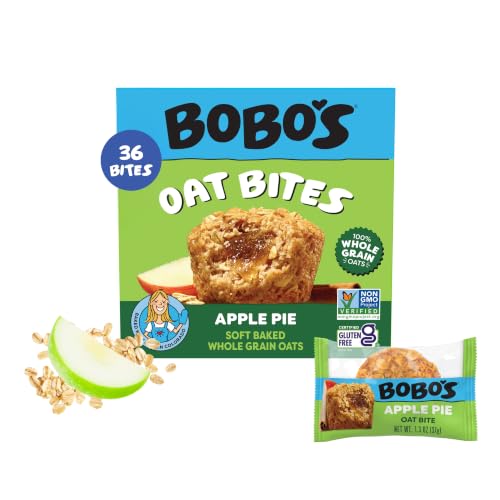 Bobo's Soft Baked Oatmeal Bites, Apple Pie (36 ct)