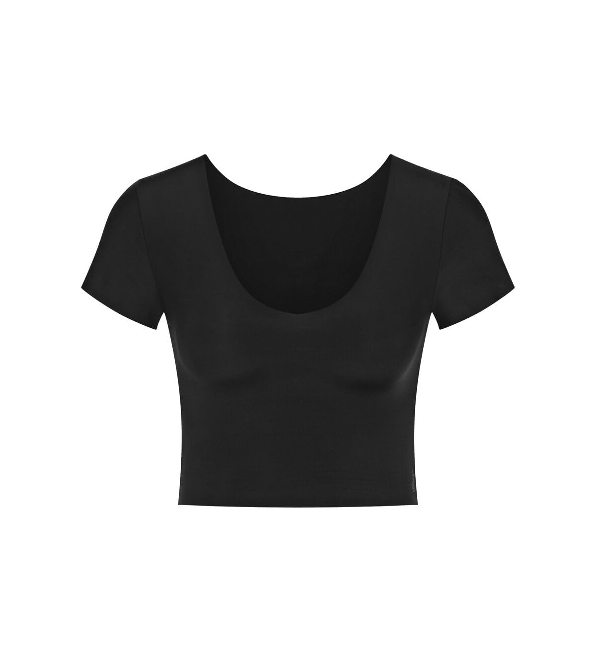 Sloggi Women's Zero Feel 2.0 Crop Top Undershirt, Black, XS