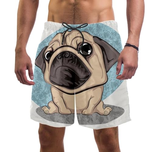 Maillot de bain séchage rapide Carlin gris short de plage