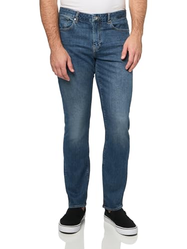 Armani Exchange J14 Slim Stretch Cotton Denim Jeans, Medium Blue Denim, 34