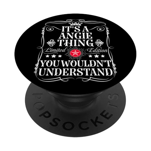 Angie Nombre Es Una Cosa Angie Que No Entendería PopSockets PopGrip Intercambiable