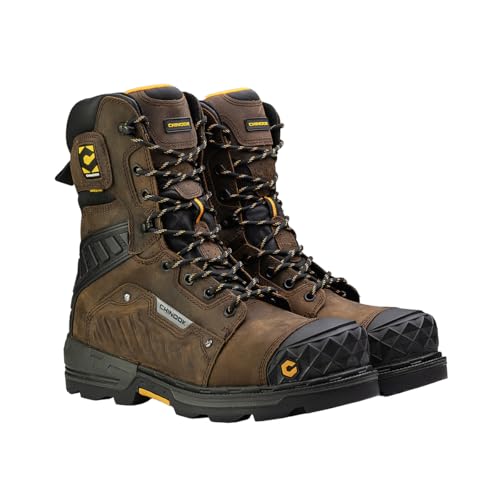 Footwear Scorpion 9” Comp Toe Men’s Waterproof Work Boot - Brown4