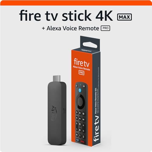 Image of Amazon Fire TV Stick 4K Max with Alexa Voice Remote Pro