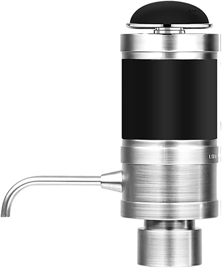 Electric Wine Decanter One-Touch Decanter And Pourer Dispenser Electric Wine Aerator Portable Automatic Wine Dispenser Wine Pourer (Color : Black Size : Free size)