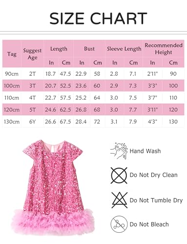 Vestido de lentejuelas para niñas ideal para bodas fiestas navideñas y eventos 6
