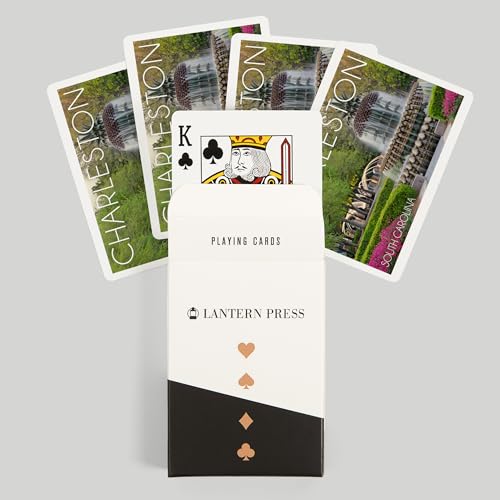 Lantern Press Charleston, South Carolina, 52 Naipes Póker miniatura 6