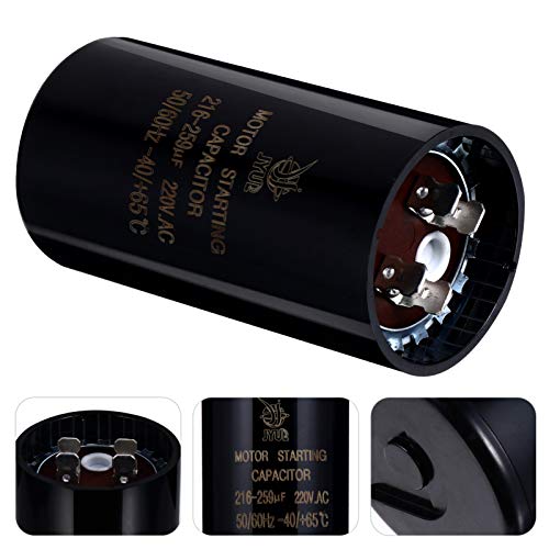 VILLCASE Peças de Reposição Do Capacitor de Partida Do Motor 216-259Uf 220V Capacitor de Partida