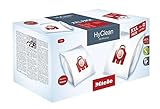 Miele Original Zubehör FJM XXL HyClean 3D Staubbeutel / filtert mehr als 99,9 prozent aller Feinstaubpartikel / 16 Staubbeutel, 4 Motorschutzfilter, 4 Abluftfilter / für Staubsauger / Rot, 20x40x25