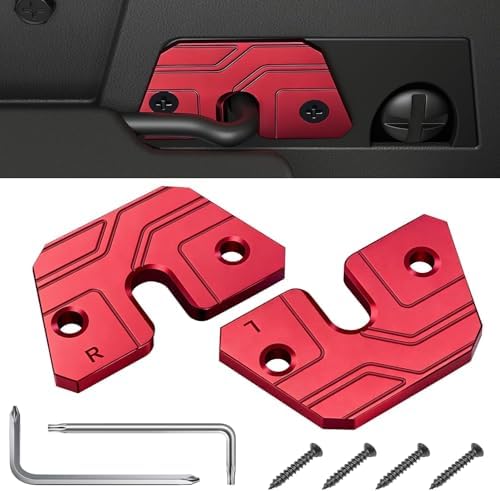 Veharvim Sun-Visor Repair Kit (2-Pack, Aluminum Clips)