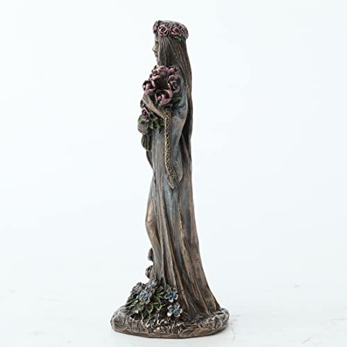Escultura Triple Diosa Doncella Resina Bronce 4.13 Pulg miniatura 6
