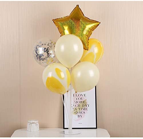 Langxun 6 Set 28" Height Table Balloon Stand Kit For Birthday Party Decorations And Wedding Decorations, Happy Birthday Balloons Decorations For Party And Christmas Balloon Decorations #TOP5