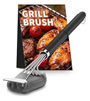 3-in-1 Grillbürste,BBQ-Bürsten, Reinigungsbürste, Robustes Reinigungsset für Gasgrill, Holzkohlegrill