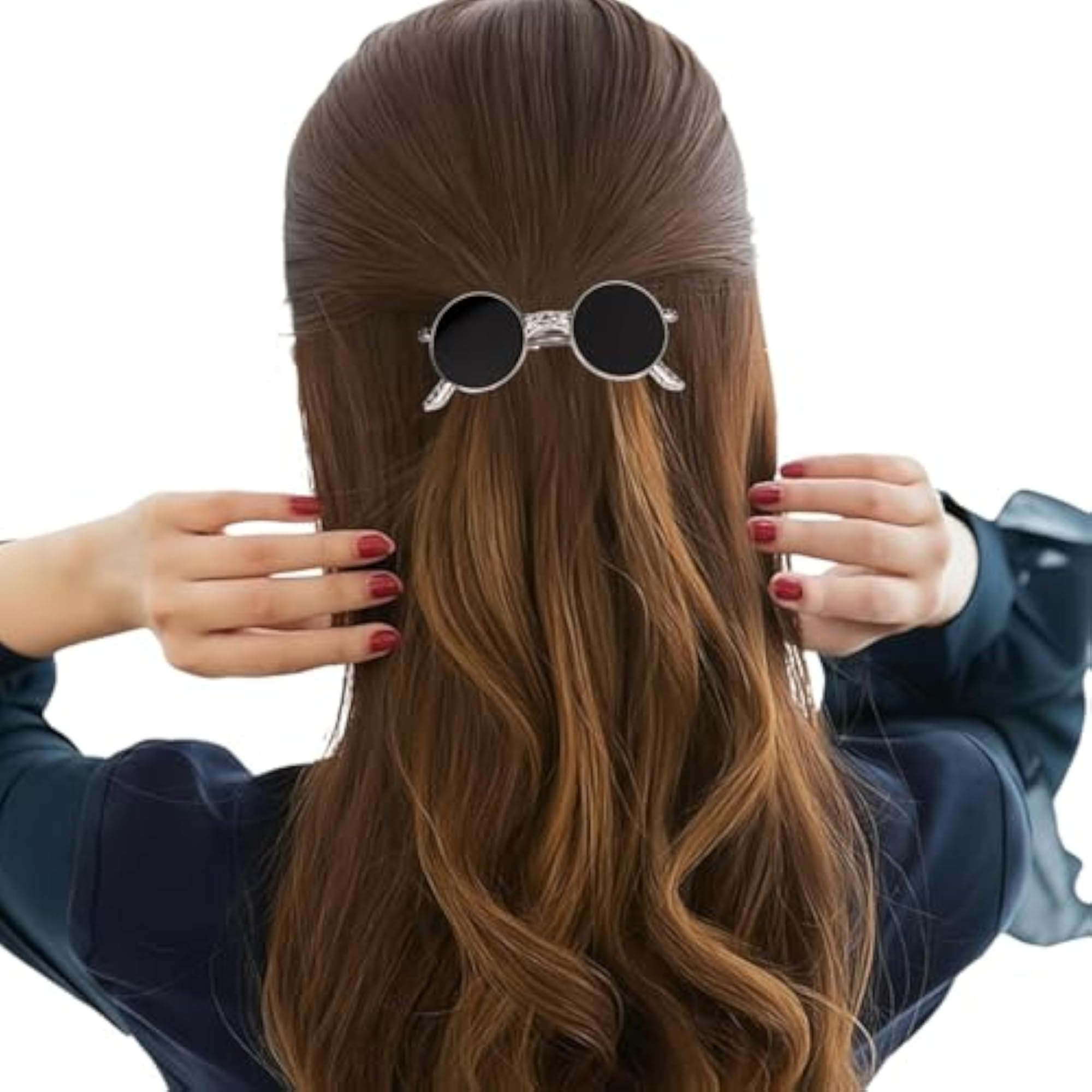 Vintage Sunglasses Hair Claw Clips for Teens and Women