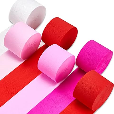 PartyWoo Crepe Paper Streamers for Decorations Cover