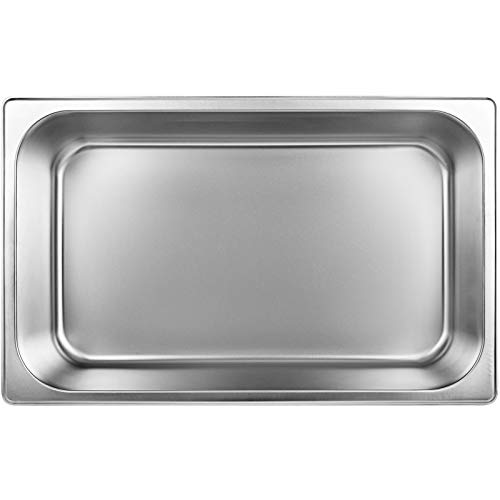WWDOLL Hotel Pan 6“ Deep Steam Table Pan Full Size 21 Quart Pack of 6 Stainless Steel Steam Table Pan