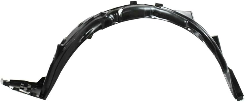 Wheel Liner Front Left Side for Honda Civic 2006-2011 Andonray | Black Plastic, OE# 11149259 74151SNAA00 HO1248134, Direct Fit
