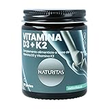 Vitamina D3 + K2 60 Perlas Naturitas | Sin gluten y sin lactosa