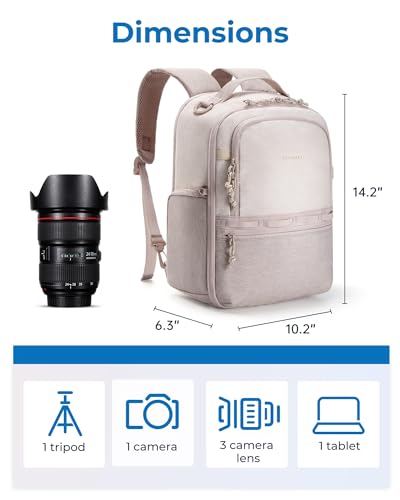 BAGSMART Small Camera Backpack