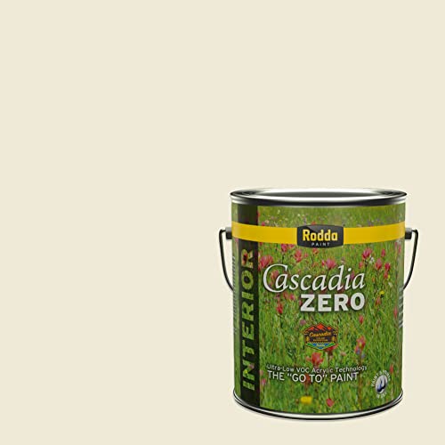 Rodda Paint CASCADIA ZERO Interior Flat Paint & Primer in One, 1-Gallon, Olive Tint