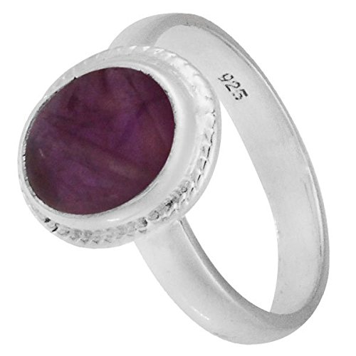 Anillo de plata con amatista púrpura Chic-Net para realzar tu estilo diario