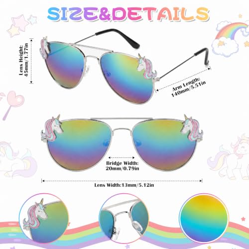 Image of 3 Pairs Kids Sunglasses Girls,UV Protection Sunglasses Toddler Eyewear for Party Favors Beach Glasses Age 3-12