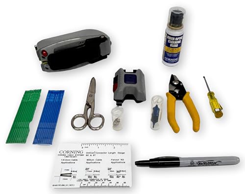 Corning TKT-UNICAM-PFC UniCam High-Performance Installation Toolkit LC, SC and ST Compatible; Terminates Single-Mode and Multimode Fibers; Includes Carrying Case