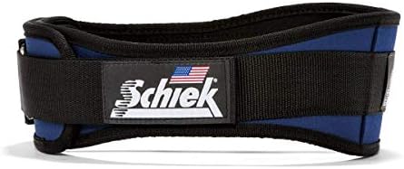 Schiek Sports, Inc. 4.75" Original Nylon Belt Size: XS (24" - 28"), Color: Navy Blue