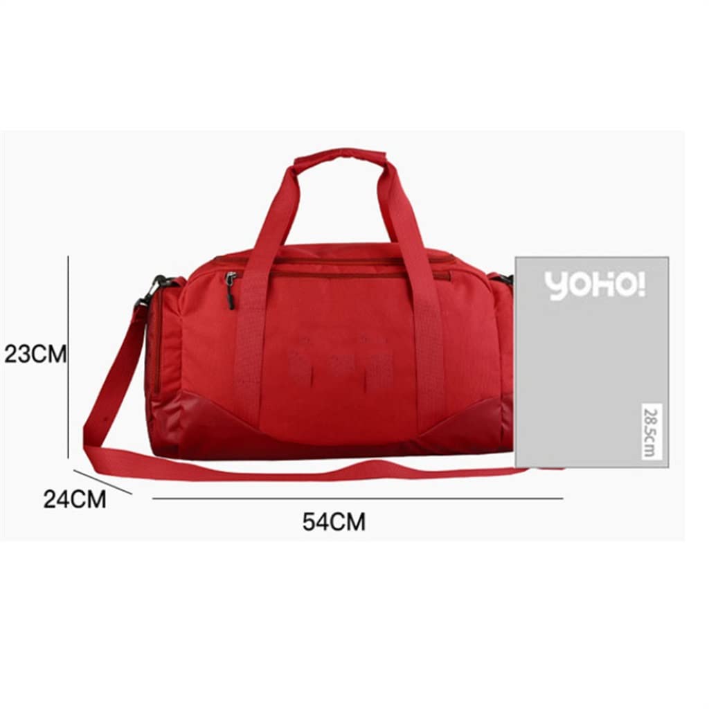 Multifunctional Tote BagSneakers BagGym BagFitness Messenger BagOutdoor Storage Bag (Color : Red, Size : 54 * 23 * 24 cm) (Black 54 * 23 * 24 cm)