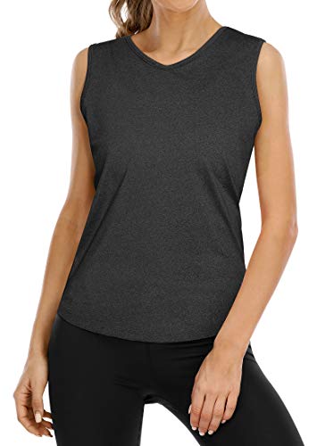image for YOGERSSY Active Tank Tops for Women Long Workout Yoga Muscle Athletic 