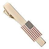 TOVINANNA US Flag Tie Clip: American Flag Tie Bars for Men, Clothing Accessories for Social, Weddings, Busiess Meetings, Office Man